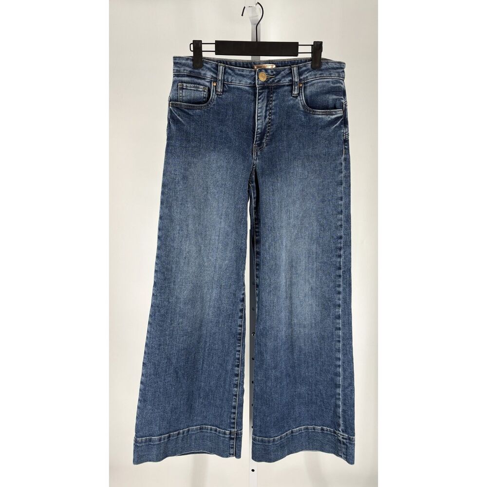 KUT from the Kloth Maya High Rise Fab Ab Wide Leg Jeans - Picture 2 of 7